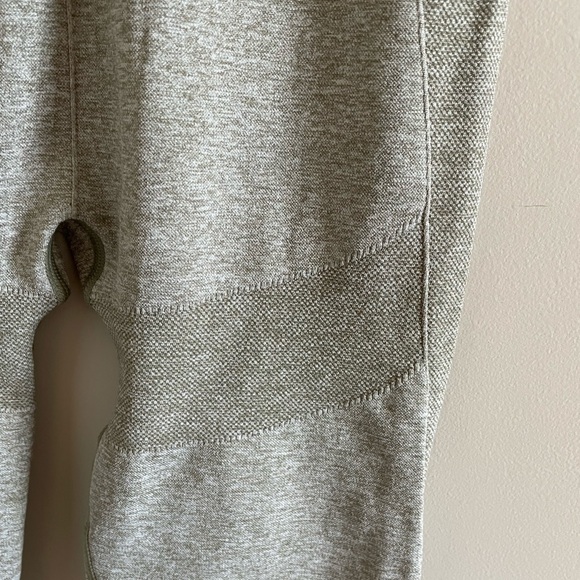 Gymshark Flex High Waisted Leggings - Washed Khaki Marl/Blush Nude Size XS - Picture 6 of 8